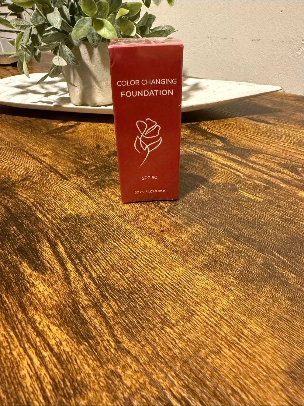 Color Changing Foundation in Red Packaging - Adaptive Cream Shade